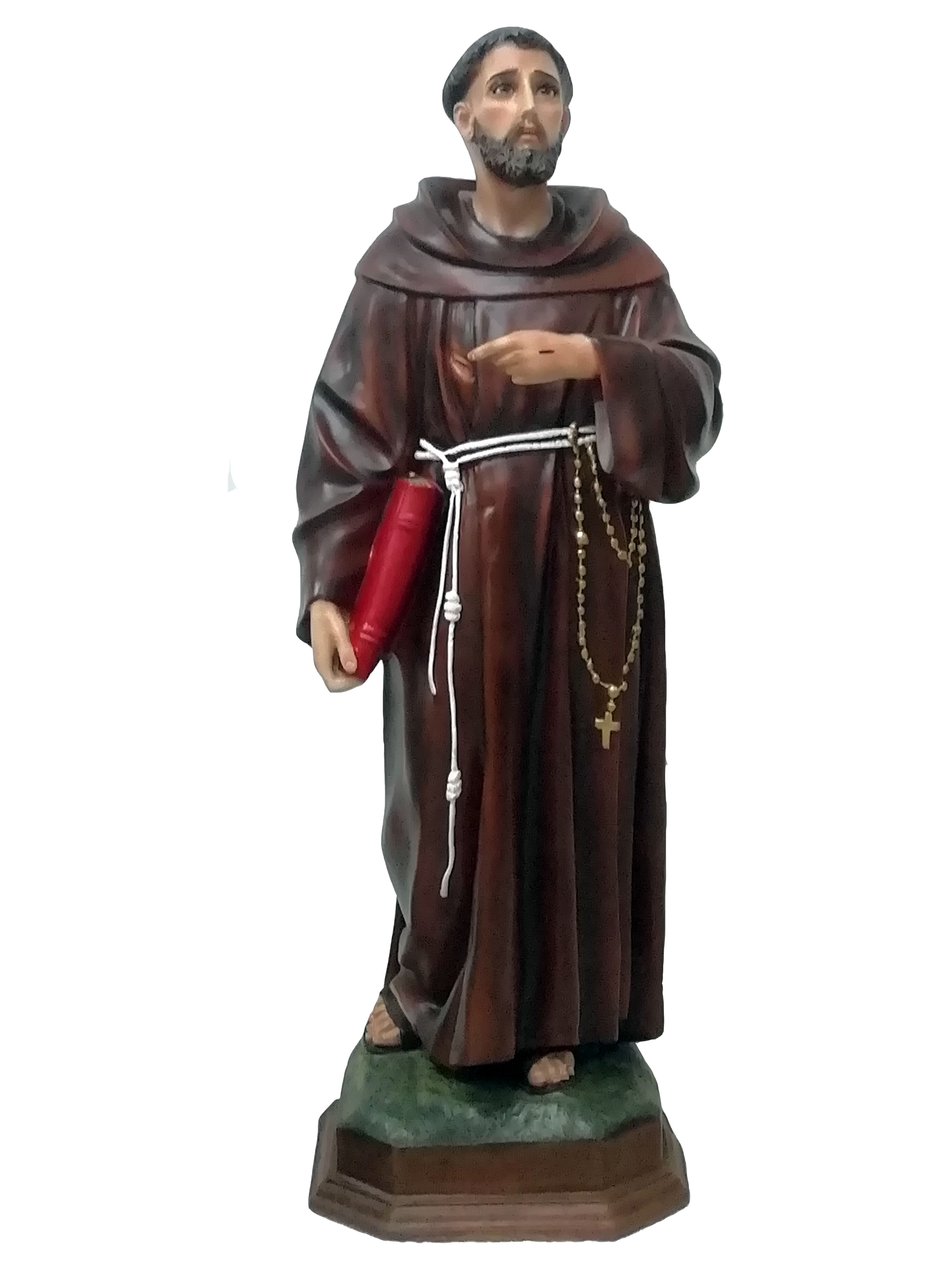 SAN FRANCISCO DE ASÍS 90 CM FIBRA DE VIDRIO