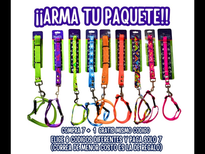 BON215 - CORREA CON COLLAR
1/2" HUICHOL