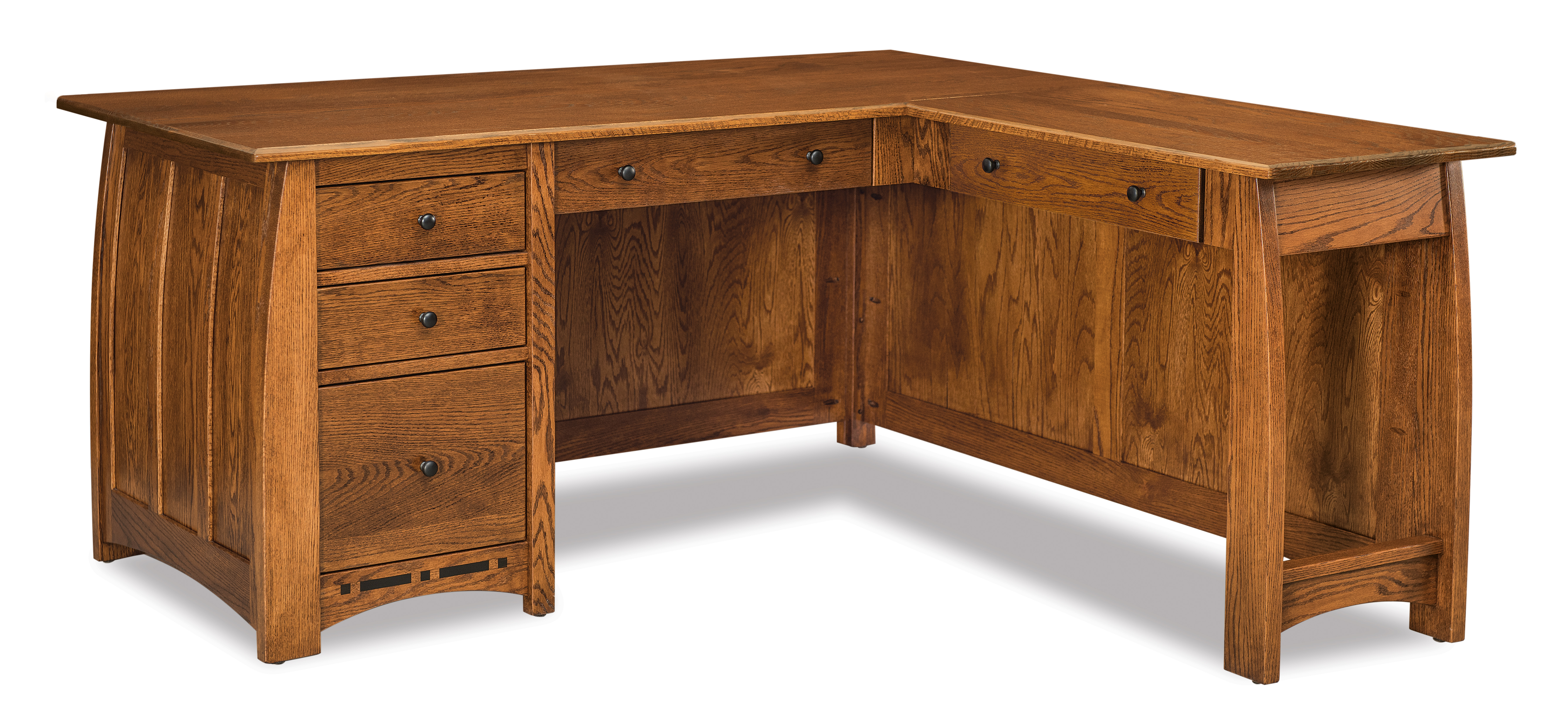 Boulder Creek L Desk-#132