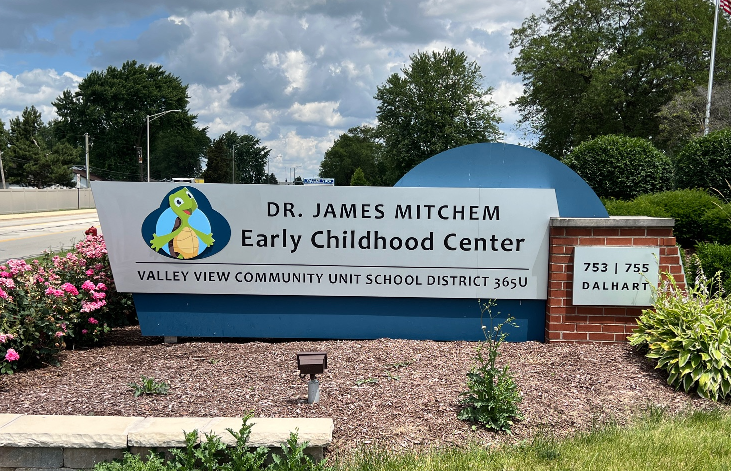 dr. james mitchem early childhood center monument sign