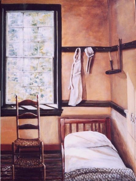 Shaker Series #5: Bed Covers, Acrylic, 18x24  SOLD