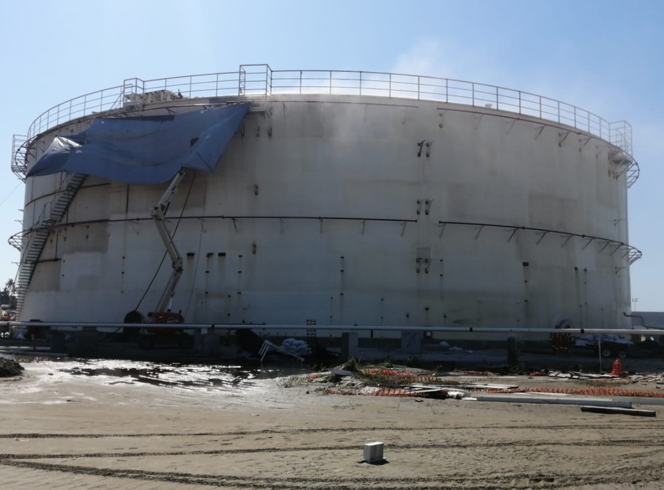 “Terminación de la protección anticorrosiva a tanques y tuberías en el interior de la Refinería Dos Bocas, PAQ. T-7”
Subcontrato: RINSA-OZHAYEK-PTI-02/2021