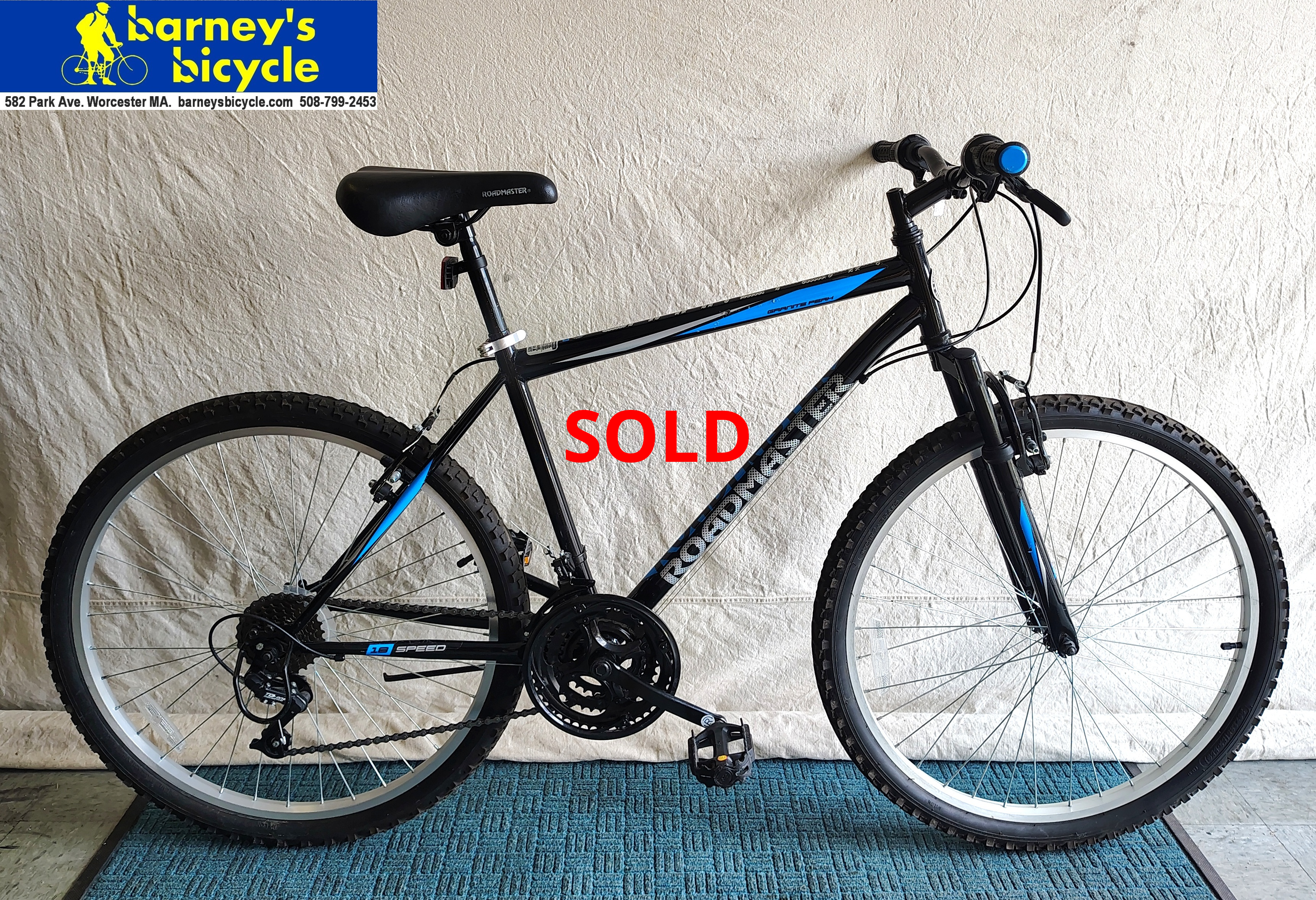 Roadmaster Granite Peak
Frame Size: 18" MD / Rider Height: 5'7-5'10
$189.00 (Professionally Tuned) 

