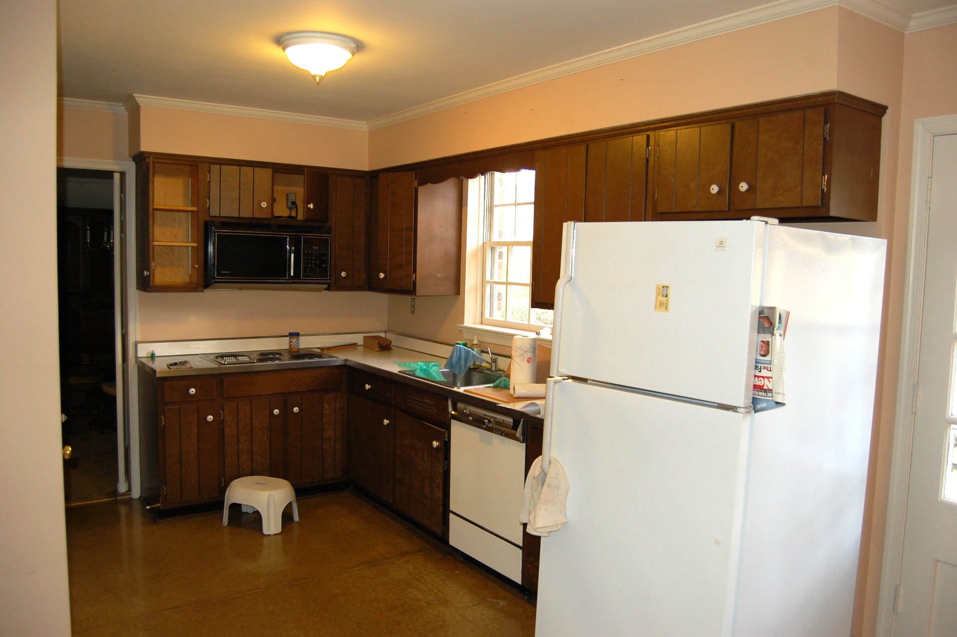 kitchen remodel before A