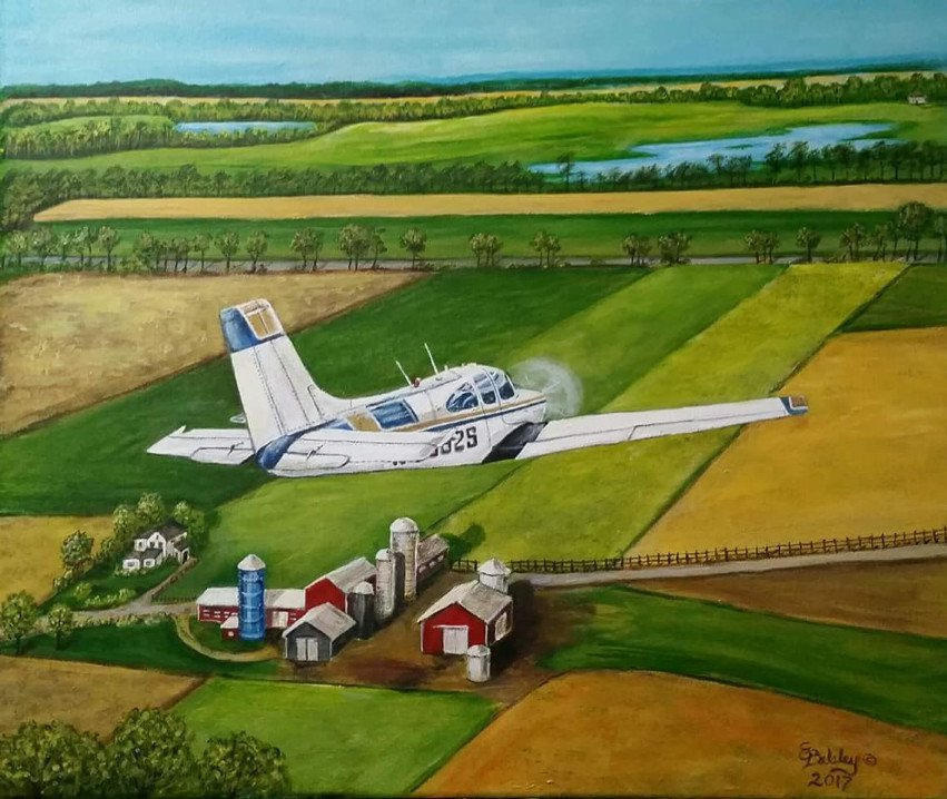 Cruisin', Acrylic on 20"x24" Stretch Canvas (SOLD)