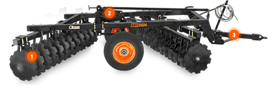 Rastra de tirón 22x24"x1/4"