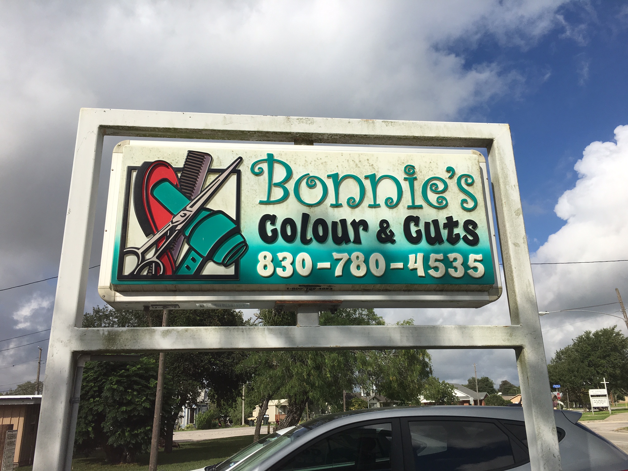 Bonnie's Colour & Cuts
102 Lady Badger Dr.
Karnes City, TX 78118
830 780-4535