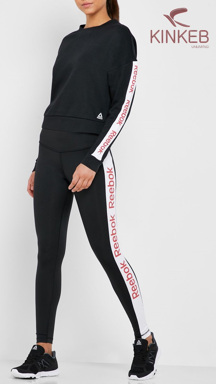 LICRA REEBOK TIGHTS TRAINING ESSENTIALS LINEAR LOGO