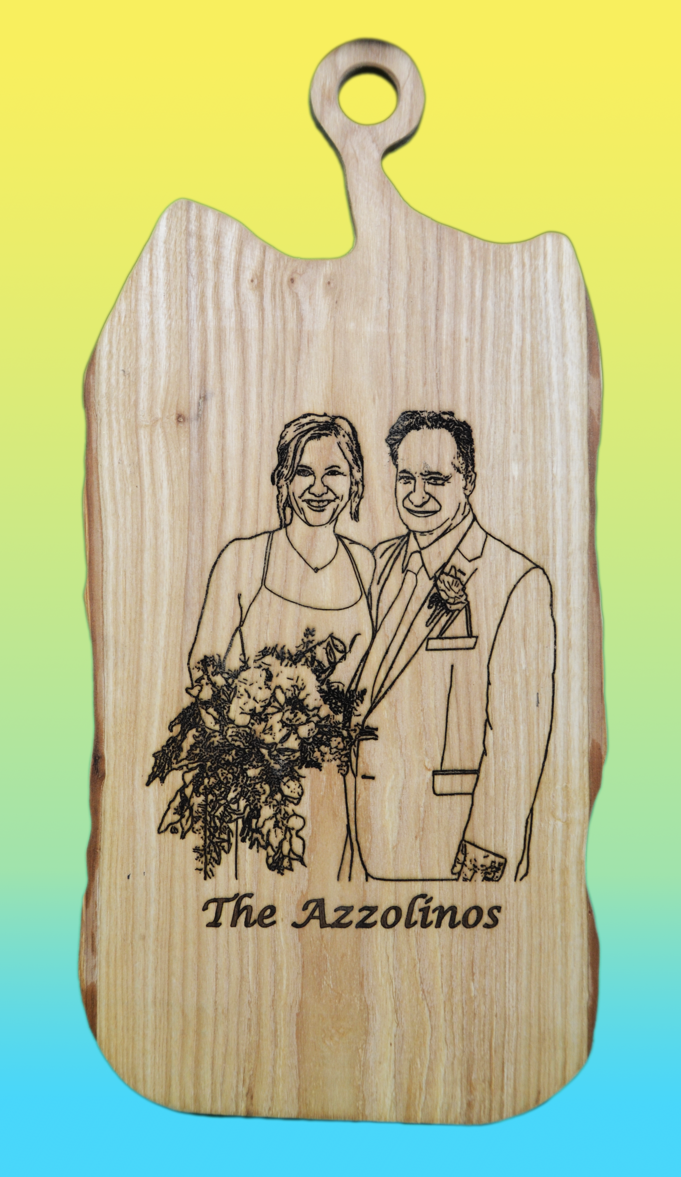 CUSTOM COMEMORATIVE CHARCUTERIE BOARD