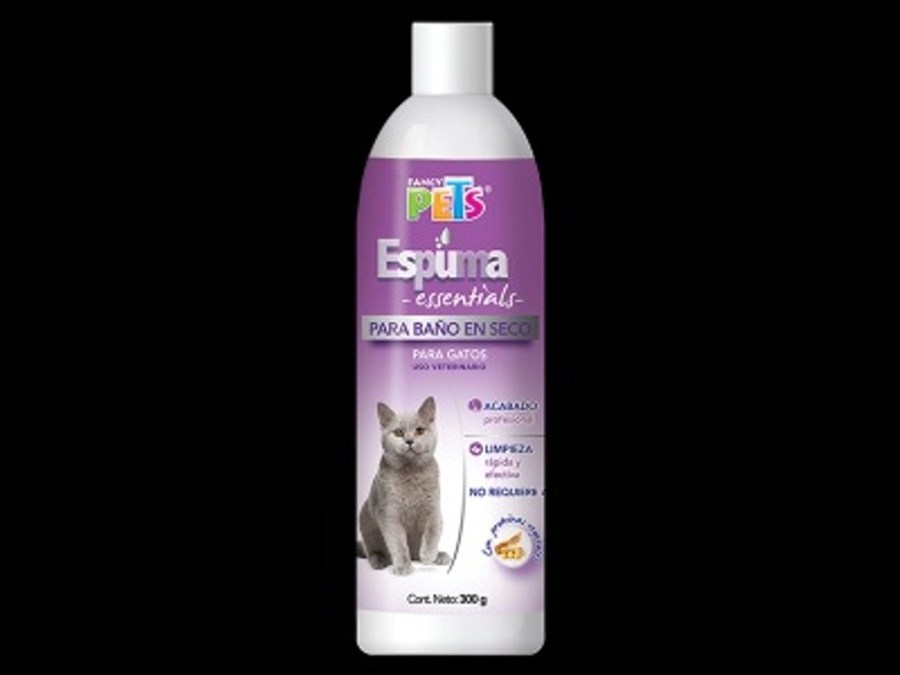 FL3854 ESPUMA P/BAÑO 
EN SECO GATOS 300 GR
