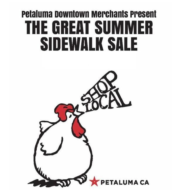 Summer Sidewalk Sale 
Sponsored by Petaluma BID
Jul 31-Aug 3, 2025