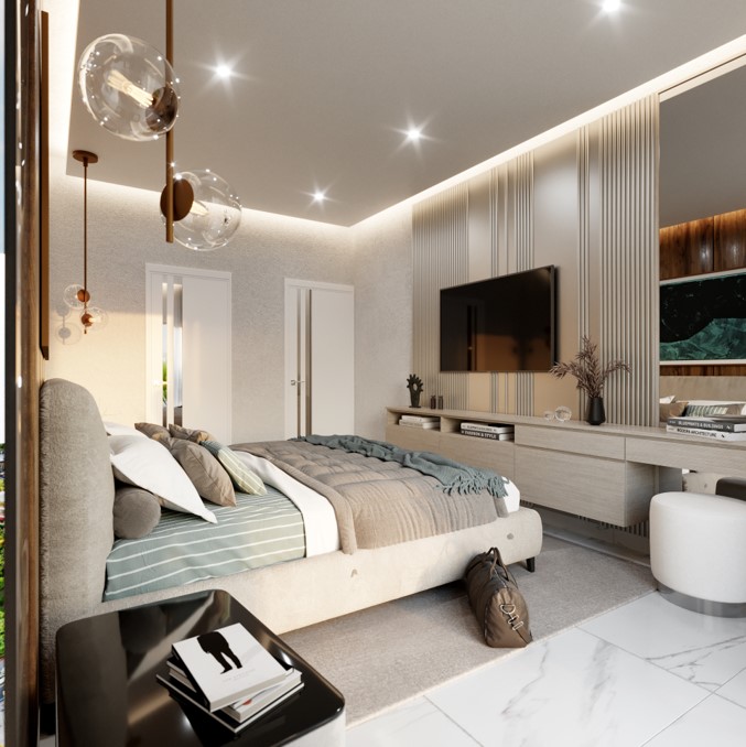 Se han individualizado los edificios con 1, y 2 hab. y las 3 hab. para inversión familiar.