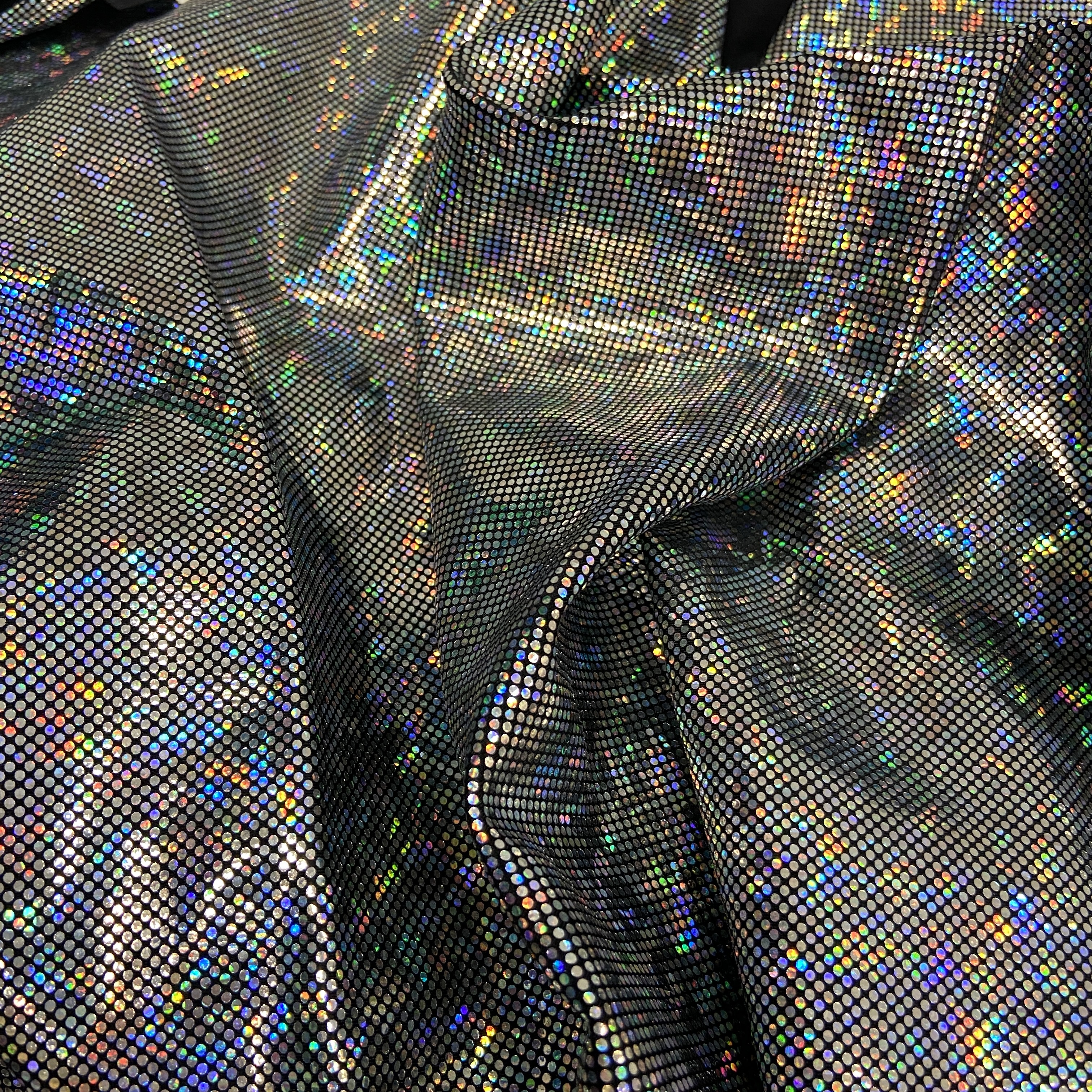 Black shattered hologram 