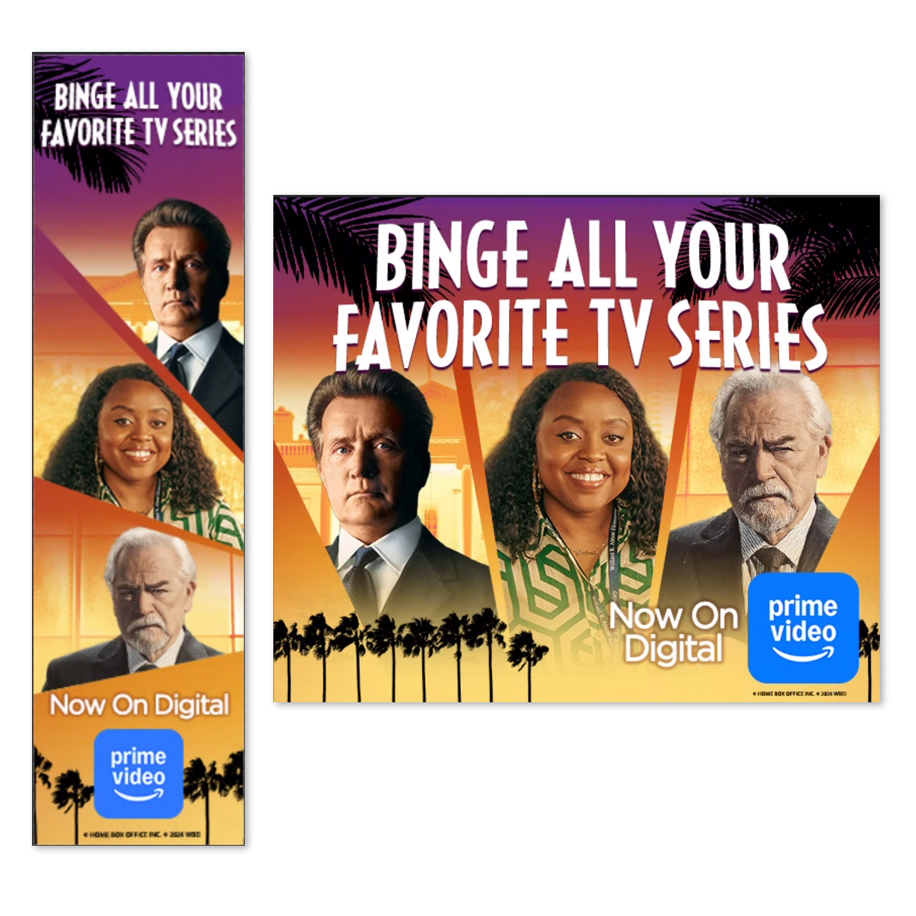Prime Video Couchfest Digital Banners for TV