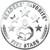 Readers' Favorite, 5 Stars award badge.