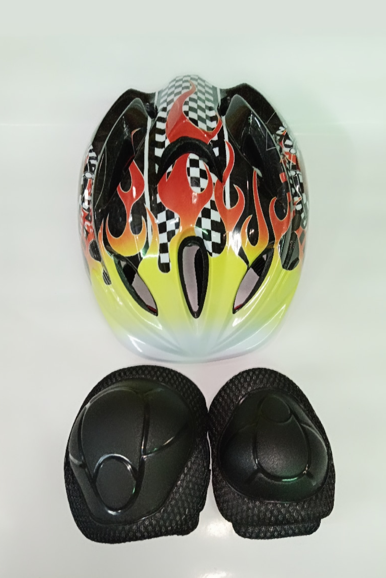 Casco Infantil con rodilleras