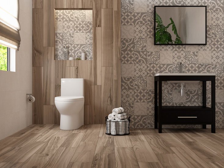 WILDWOOD CHESTNUT BROWN 
Medidas: 20X100 cm