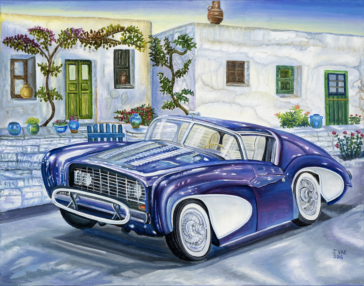 1955 Flajole Forerunner Coupe Concept
22 X 28 Oil on canvas
$2800
2016