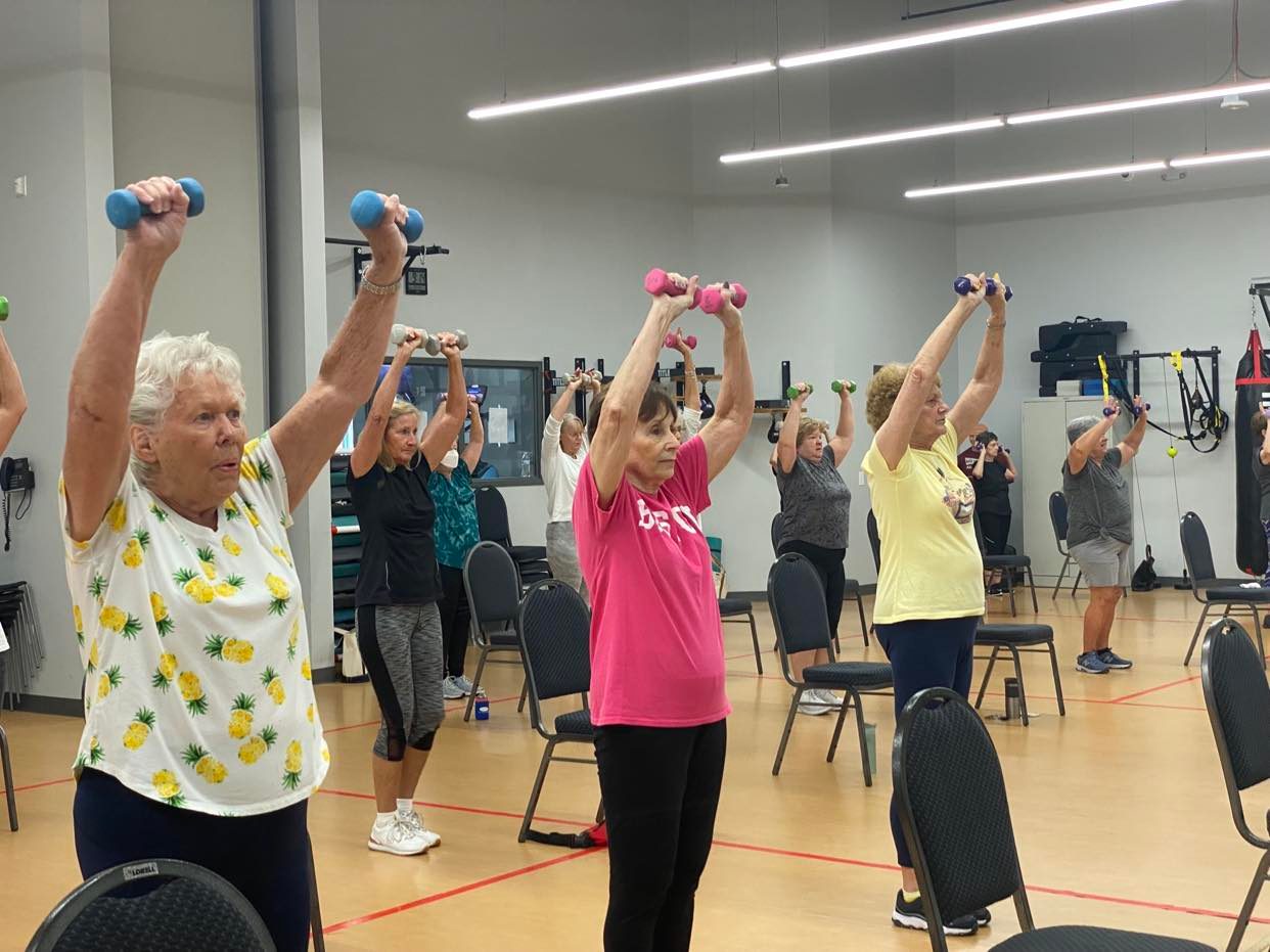 chair fitness class for seniors
