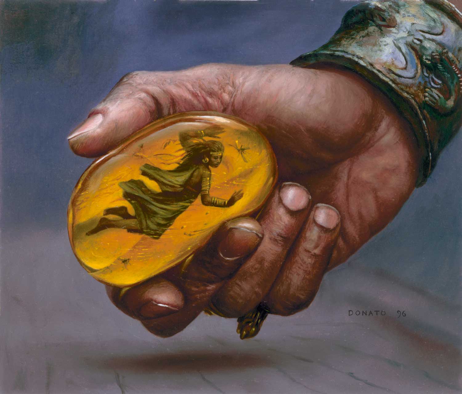 Amber Prison
Mirage 
9" x 11"  Oil on Panel 1996