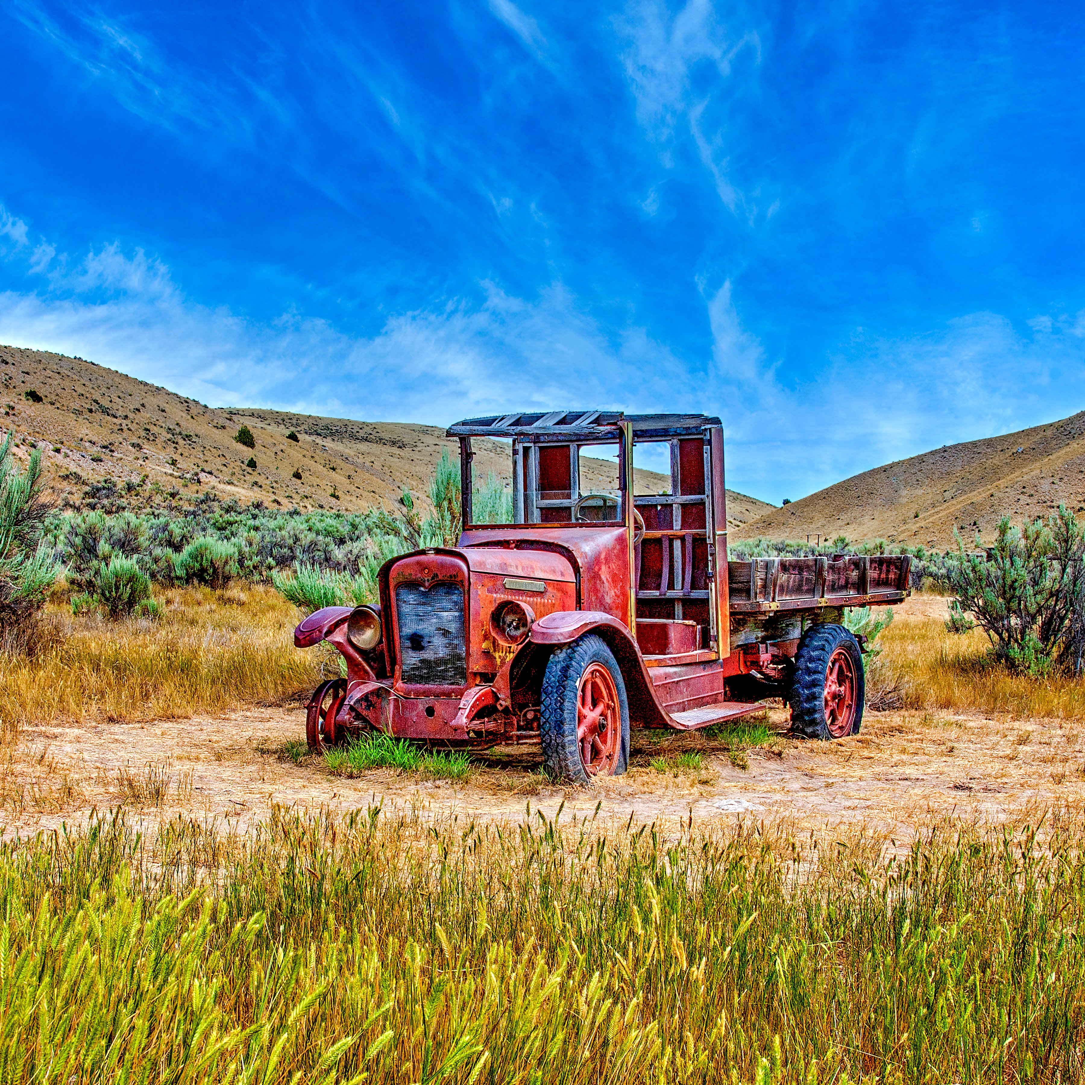 A GHOST TRUCK - It's really not a ghost truck, but it is in one of the best ghost towns... Bodie, California.