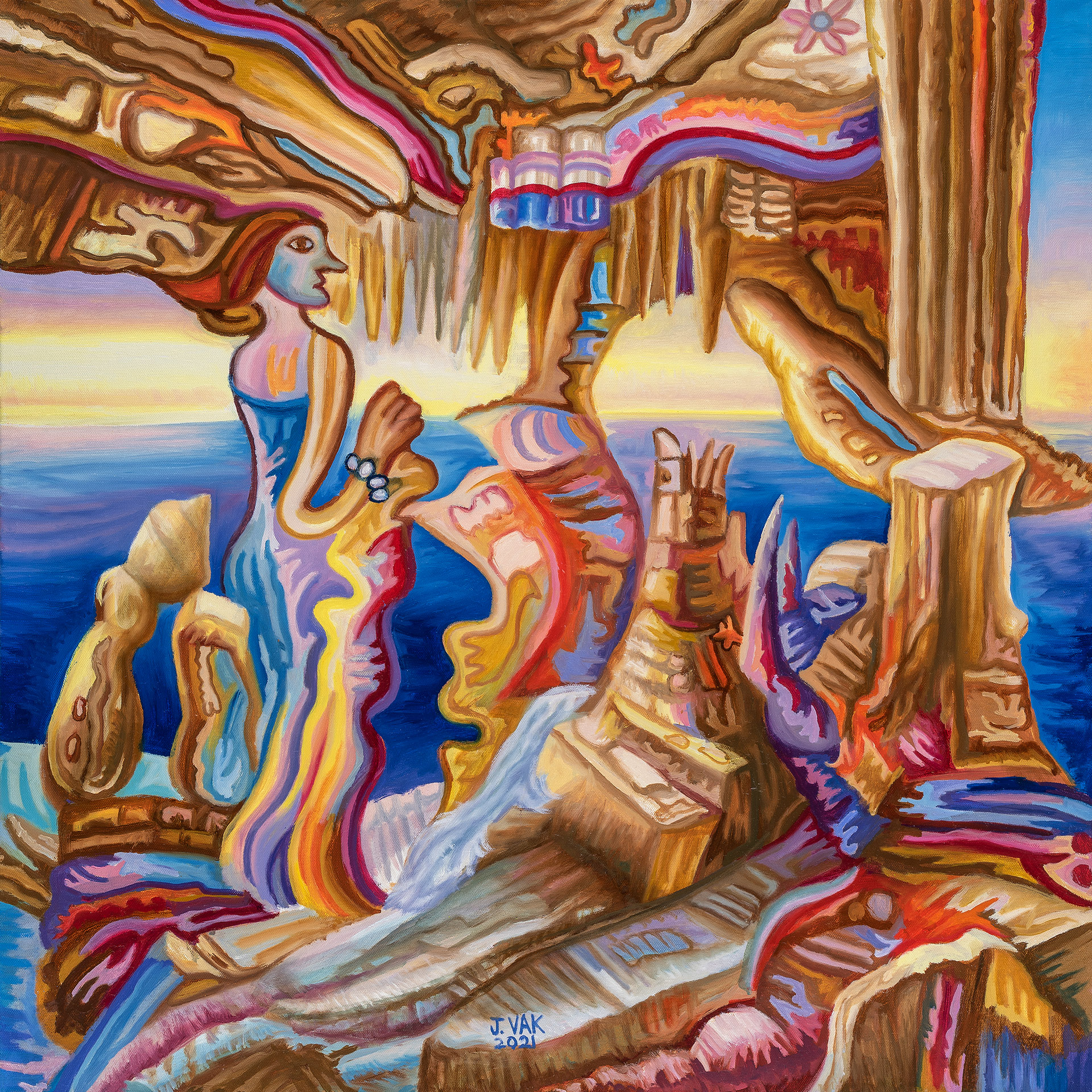 Cave Woman No.2
30 X 30 Original Oil
$2500
2021