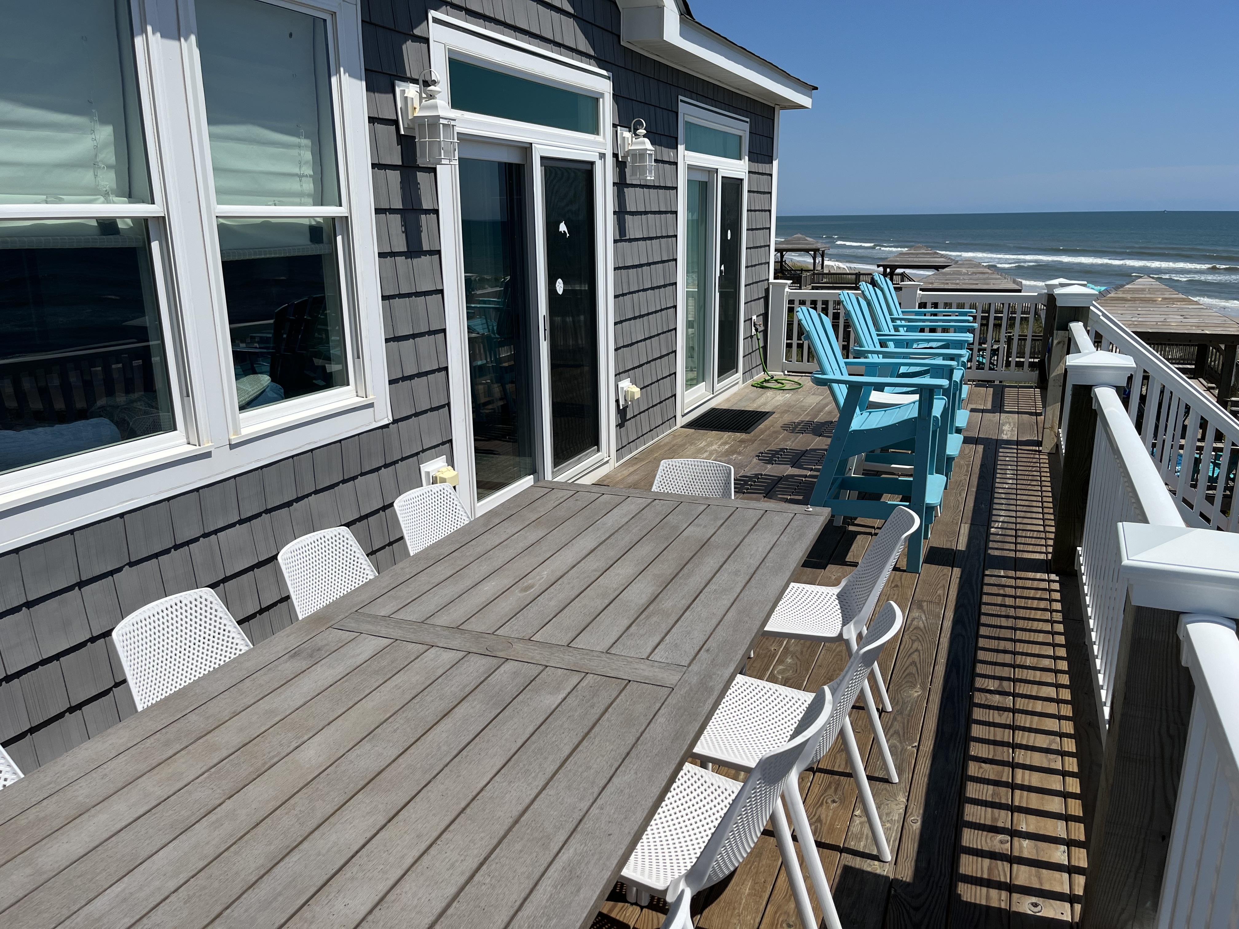 Northerly view of the top deck