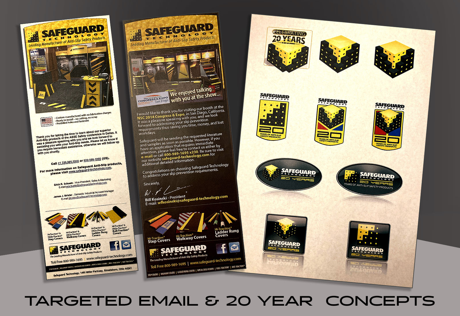 Targeted email and 20 year concepts