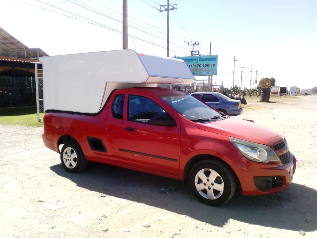 campers de aluminio para chevrolet tornado