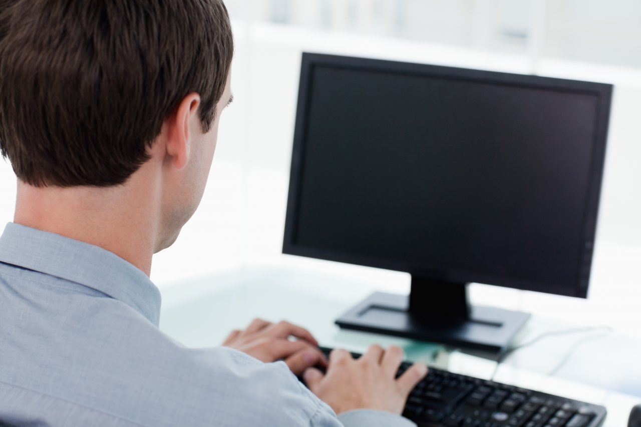 Lawyer in Front of Computer||||