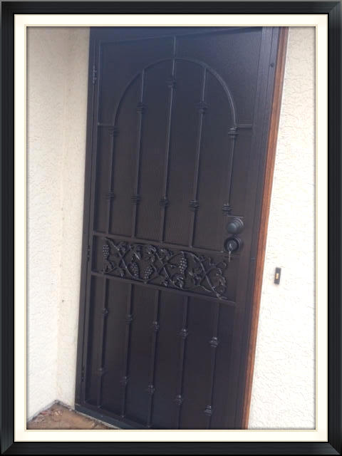 English Ivy Steel Screen Door