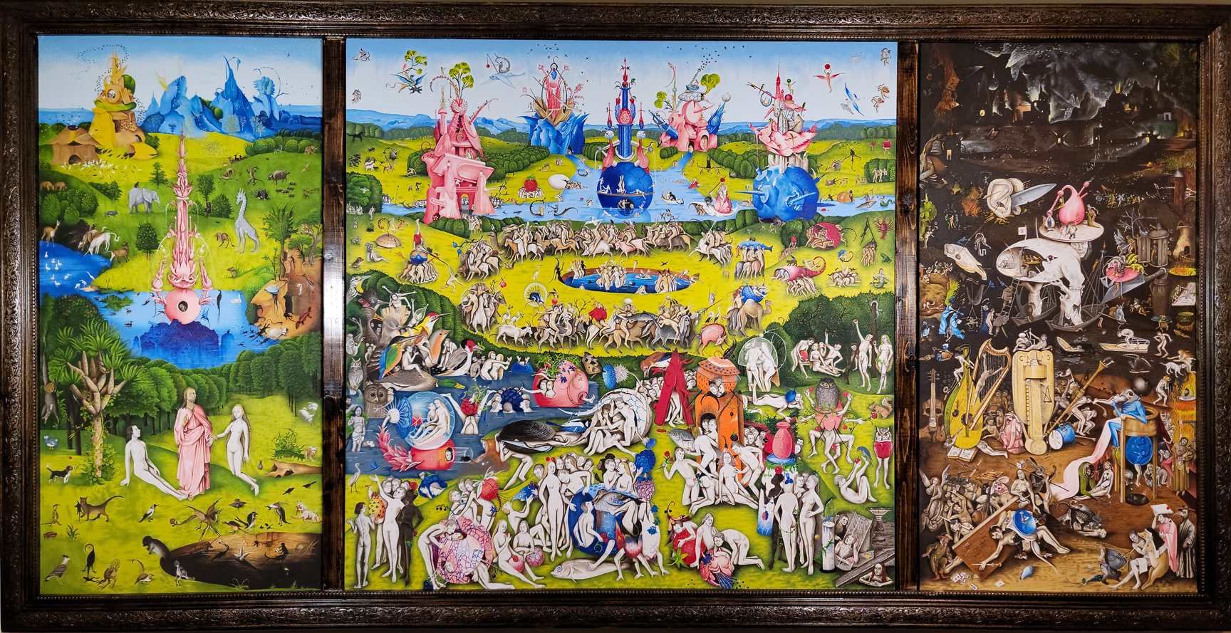 The Garden of Earthly Delights Expanded (36"x72)
