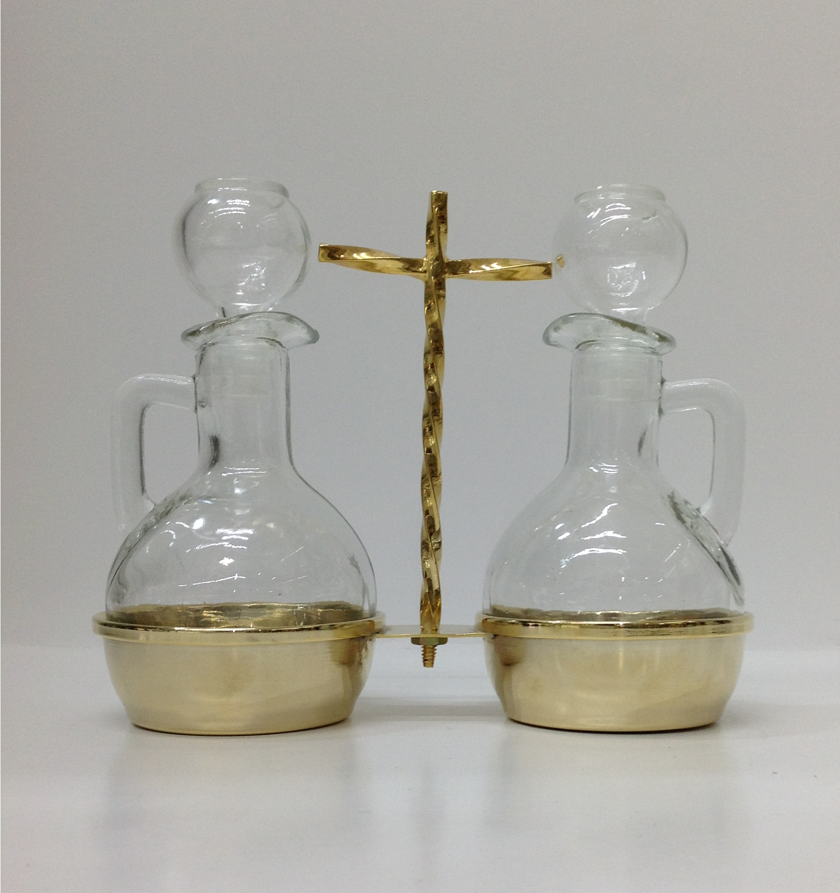 VINAJERA CON BASE DE LATÓN