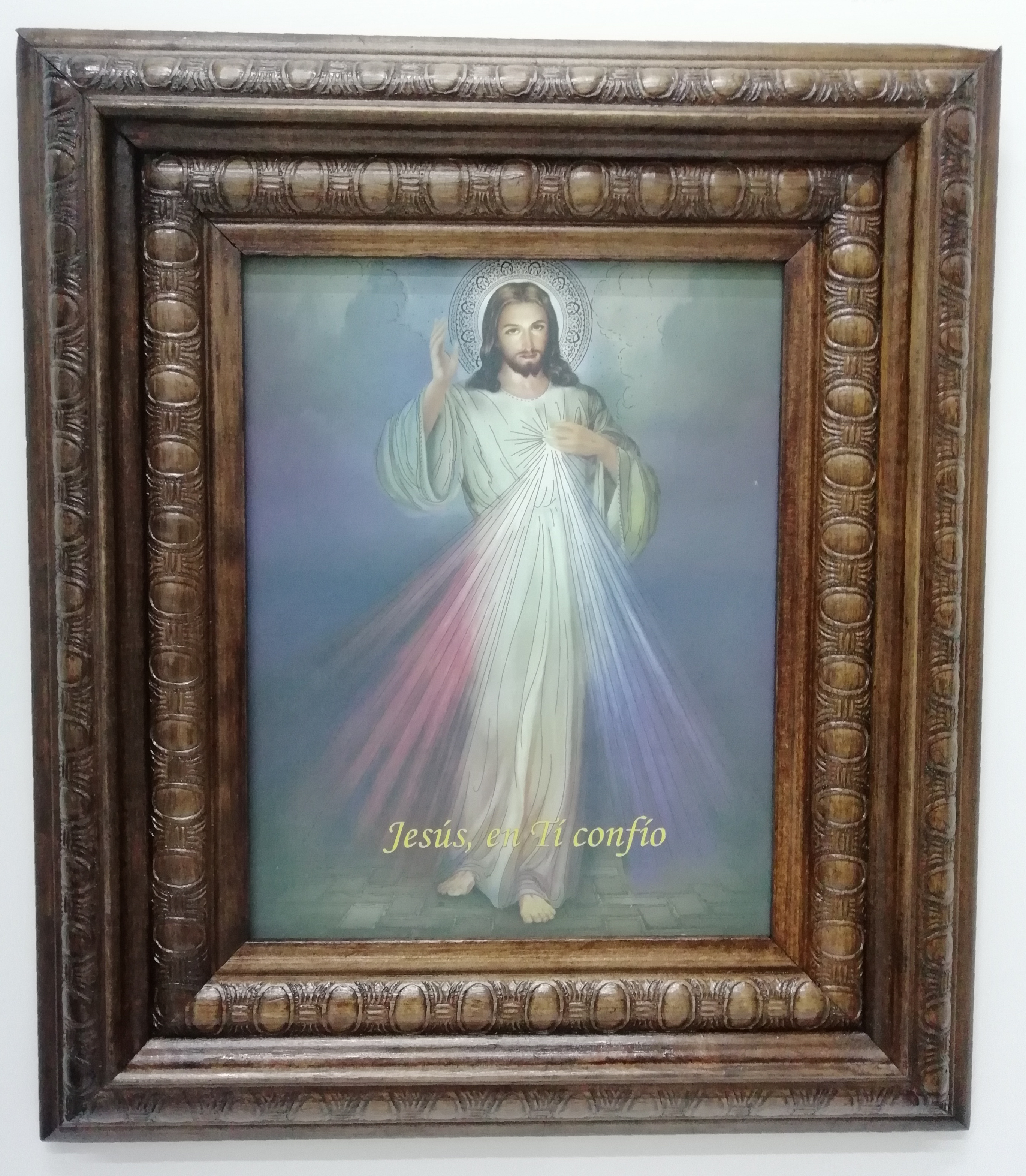 SEÑOR DE LA MISERICORDIA
litografia en marco de madera de pino color caoba 20cm x 25cm - 30cm x 40cm - 40cm x 50cm - 50cm x 70cm

preguntar por existencias.