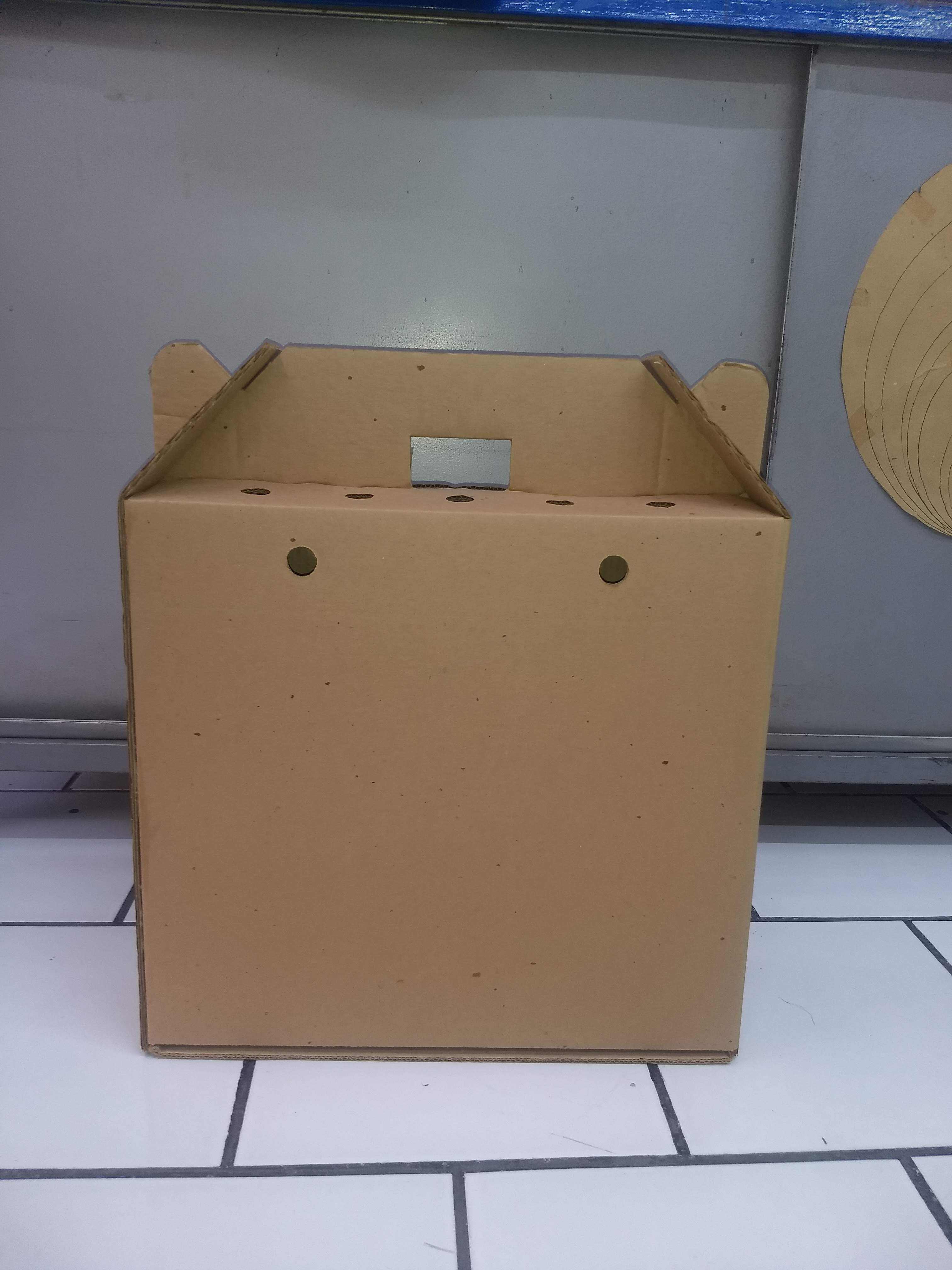 Caja para transportar gallos