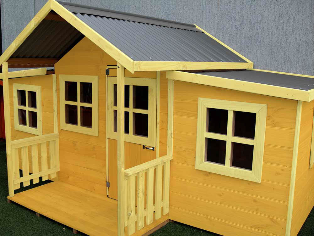 shown here with optional Shiplap boards on the side