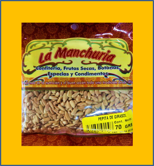 PEPITA DE GIRASOL
70 GRS
