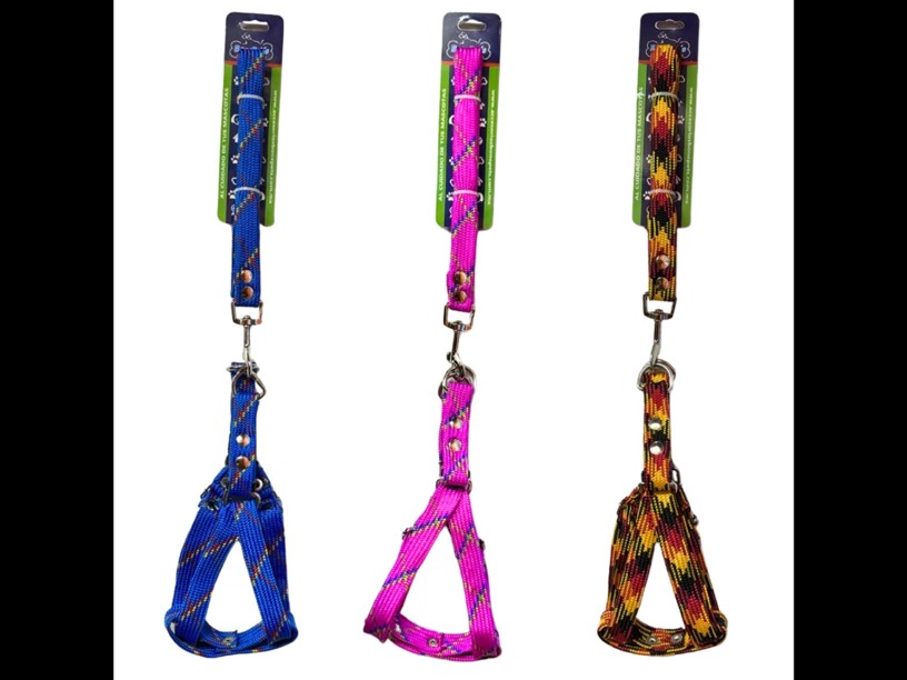 BON256 - CORREA 
CON PECHERA 3/4 CINTA PLANA
 TEJIDA