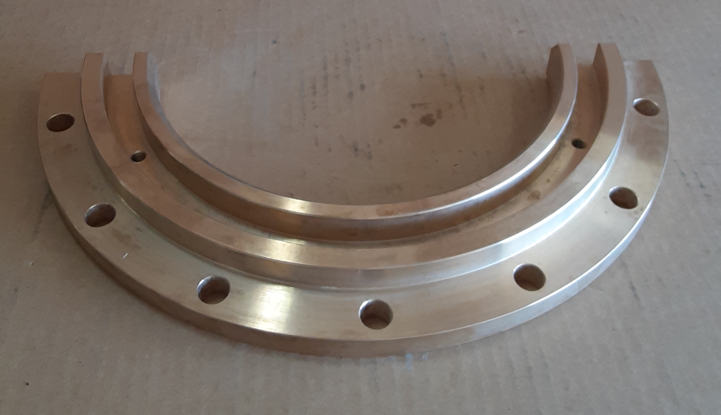 Bronze Half moon slides Type H 10 inch