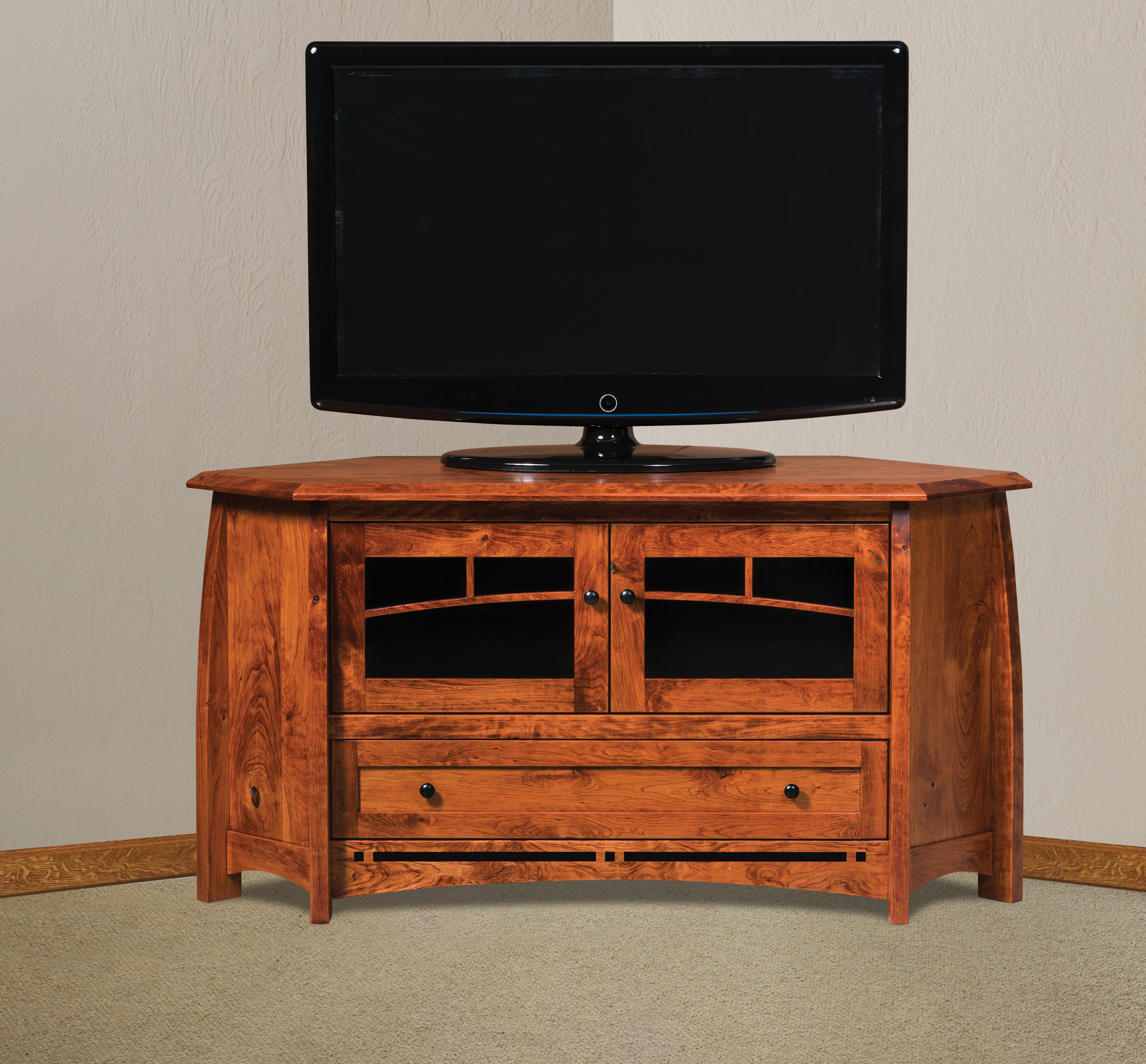 Boulder Creek Corner Media Console