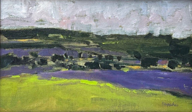 Hipschen, Provence Landscape, 7" x 12" Oil
