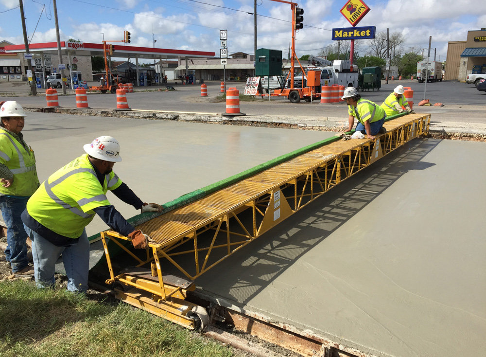 Active work with employees on Nixon Intersection.