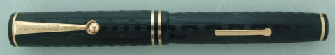 Eversharp greek key hard rubber Wahl with crisp chasing and a
military clip.