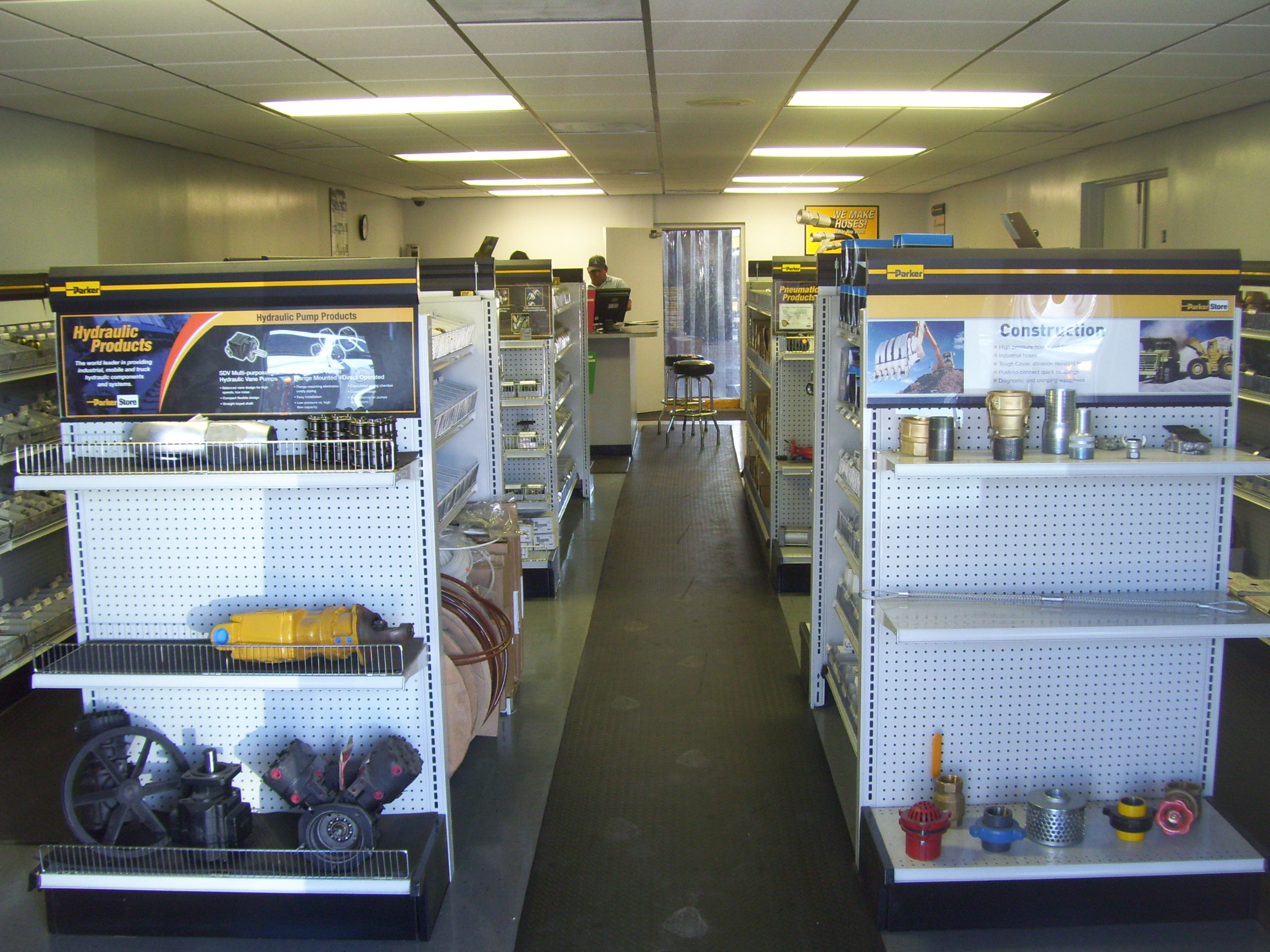 Parker Hoses and Baldwin Filters Showroom