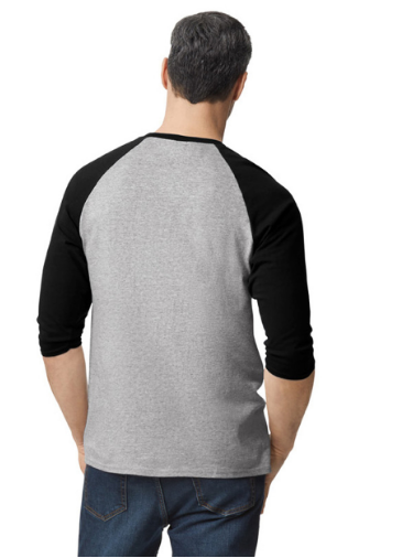 PLAYERA TIPO RAGLAN 3/4 ADULTO