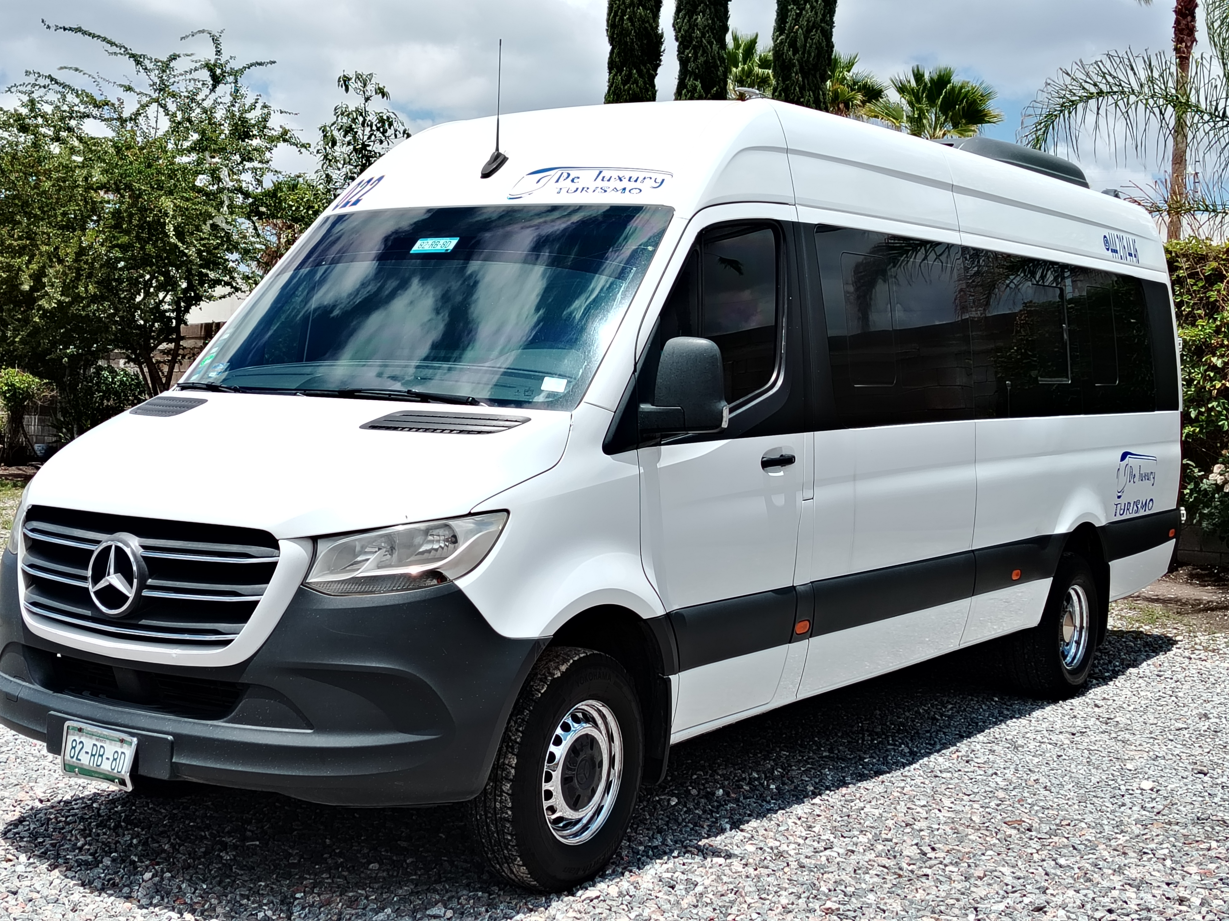 autobús pasando por la carretera