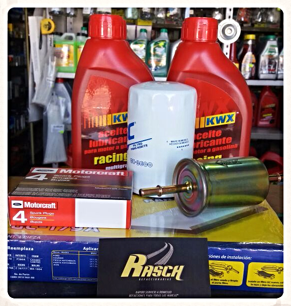 Paquete afinación Ikon
$905 (incluye los tres filtros,
 bujías originales y
4lts de aceite multigrado)