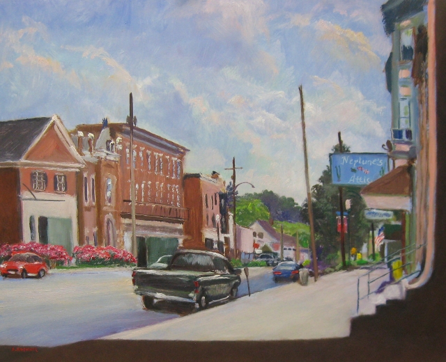 Sunday Afternoon, Hancock, MD 16" x 20" Oil on Panel