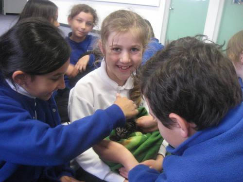 Educational talk to the kids a Berwick Springs Primary School.