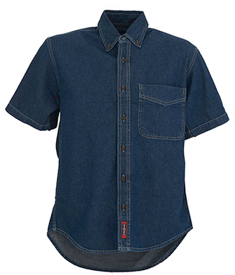 CAMISA STONE MEZCLILLA MANGA CORTA